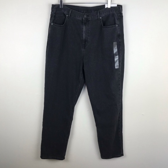black mom jeans size 18